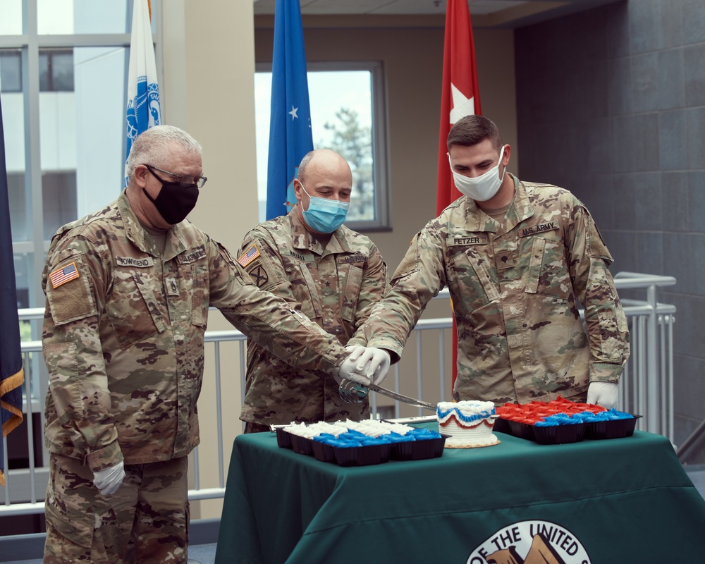 Celebrating 245th Army Birthday During Pandemic at NYNG Headquarters