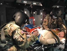 Blackhawk, Black Out, and Dunk Tank- two Army Reserve Soldiers complete Flight Nurse training