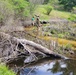 Natural-resources personnel conduct tributary habitat surveys at Fort McCoy