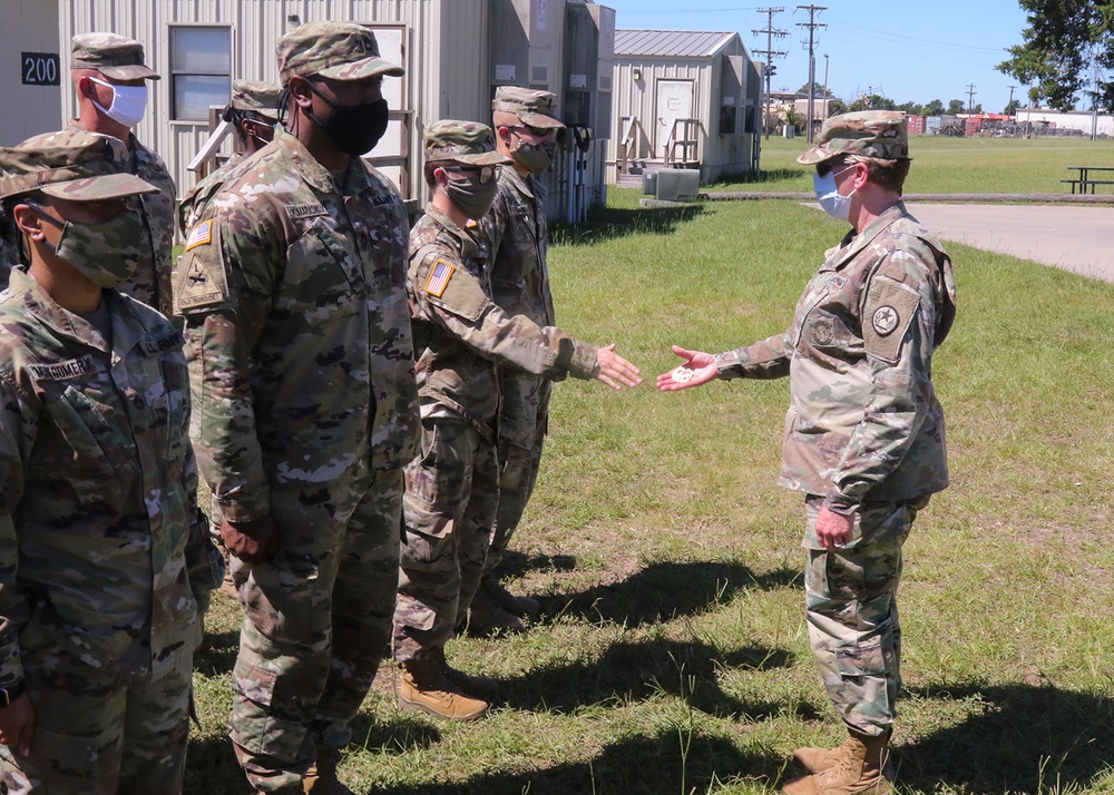 Texas Military Department adjutant general recognizes Soldiers