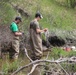 Natural-resources personnel conduct tributary habitat surveys at Fort McCoy