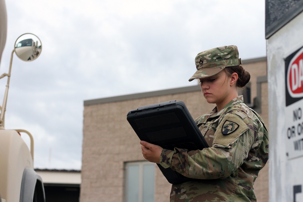 1133rd Transportation Company rolls along