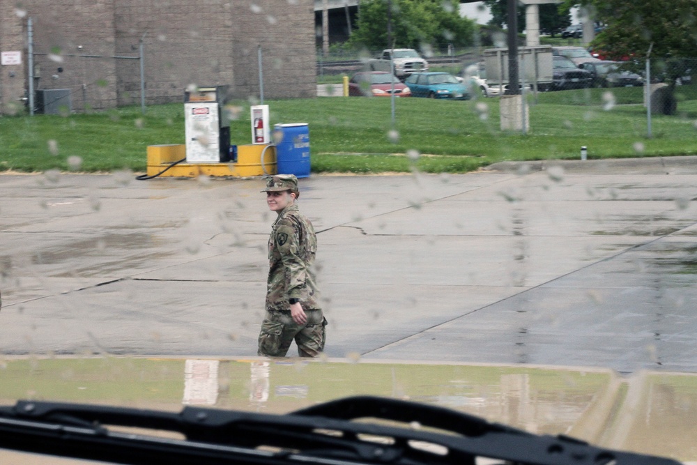 1133rd Transportation Company rolls along