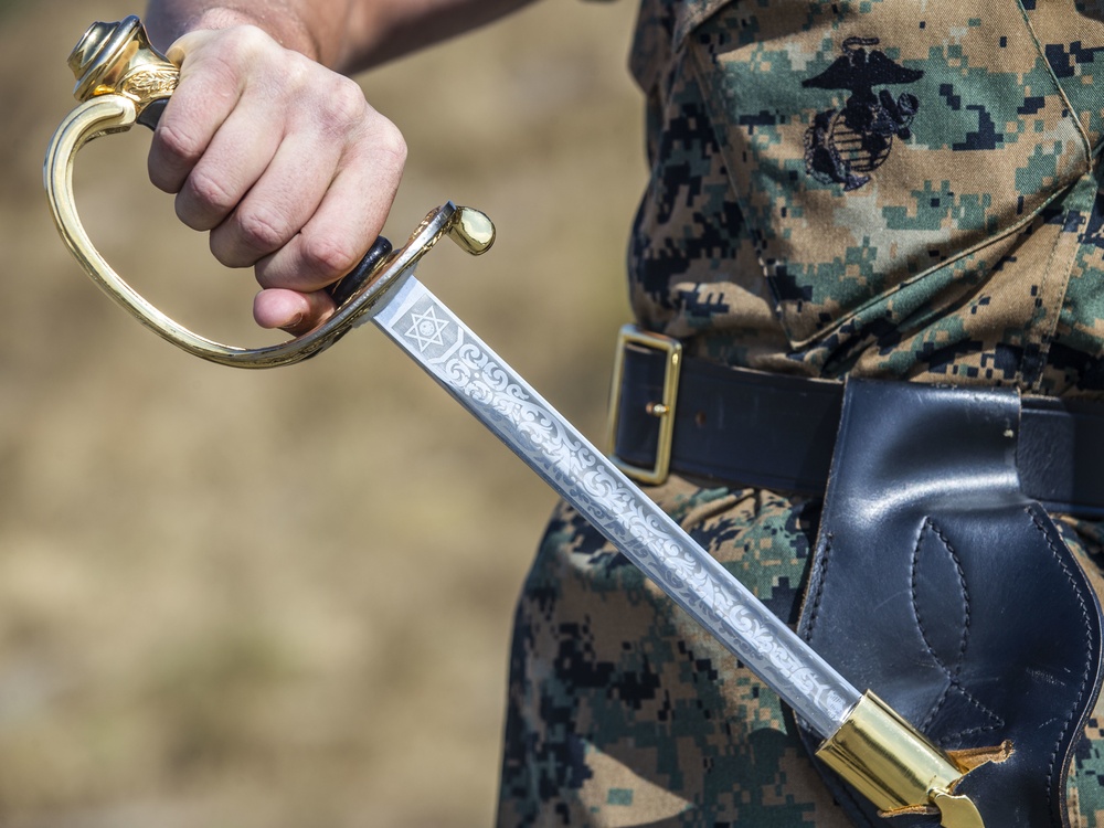 Corporals Course conducts sword manual