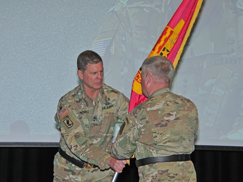 Maj. Gen. Dan Mitchell reliquishes command of TACOM