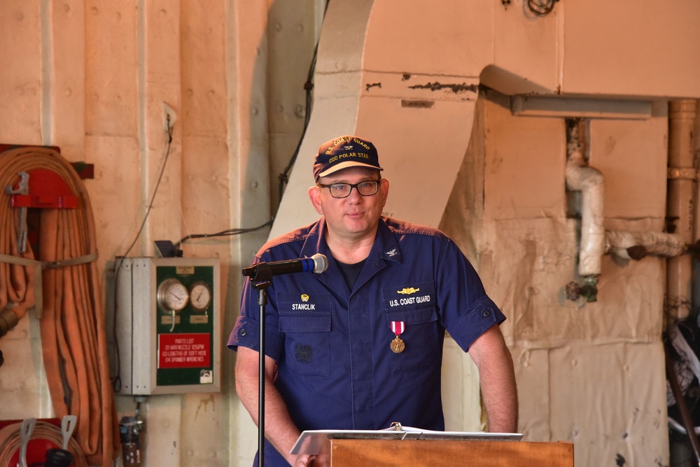 Command of nation’s only heavy icebreaker changes hands