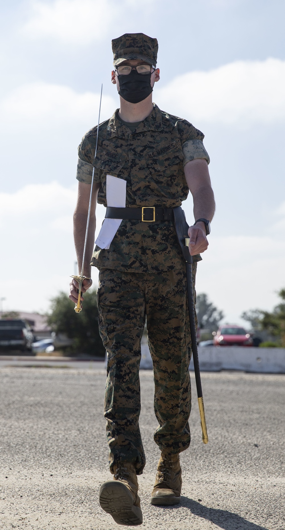 Corporals Course conducts sword manual