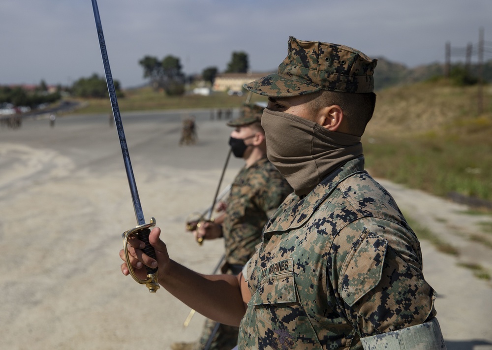 Corporals Course conducts sword manual