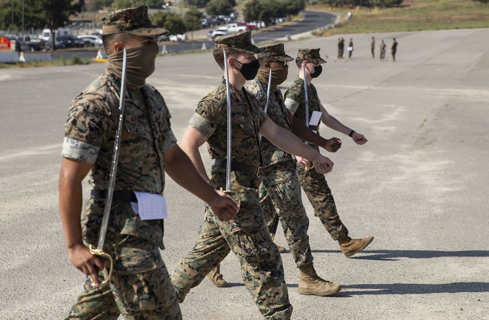 Corporals Course conducts sword manual