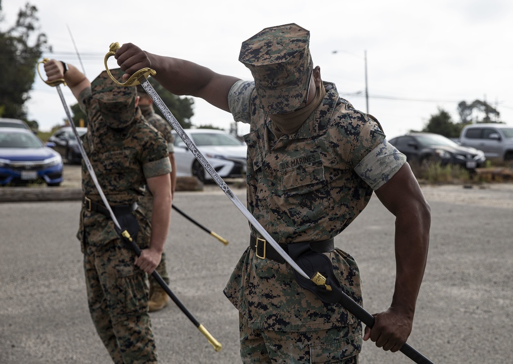 Corporals Course conducts sword manual