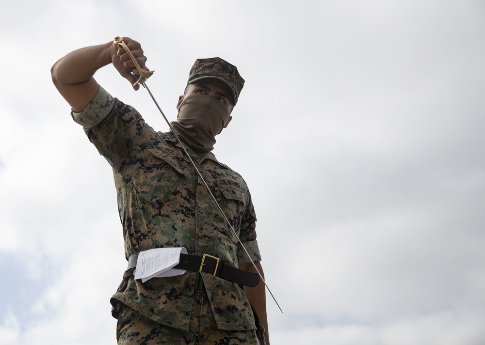 Corporals Course conducts sword manual