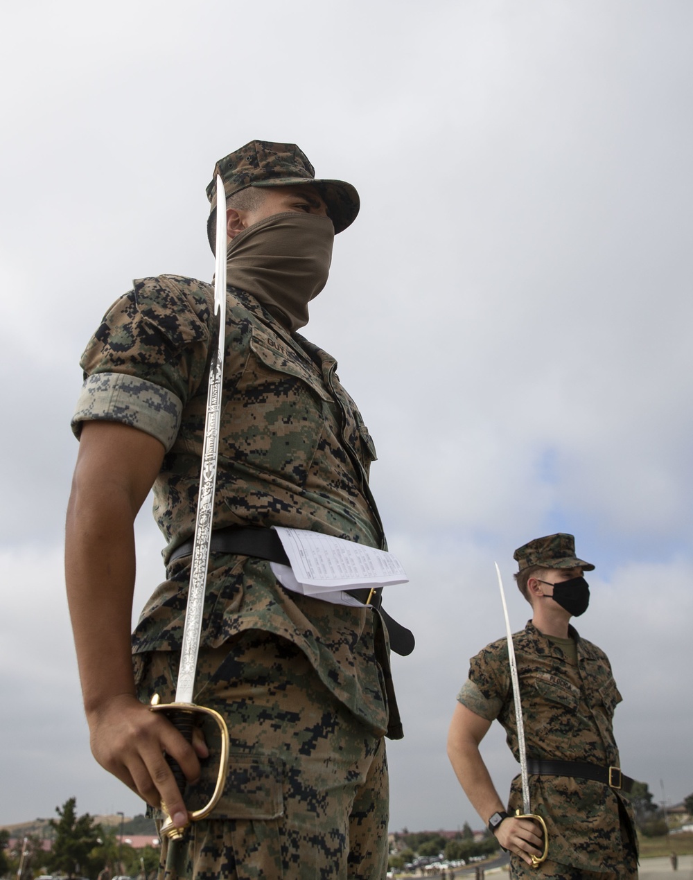 Corporals Course conducts sword manual