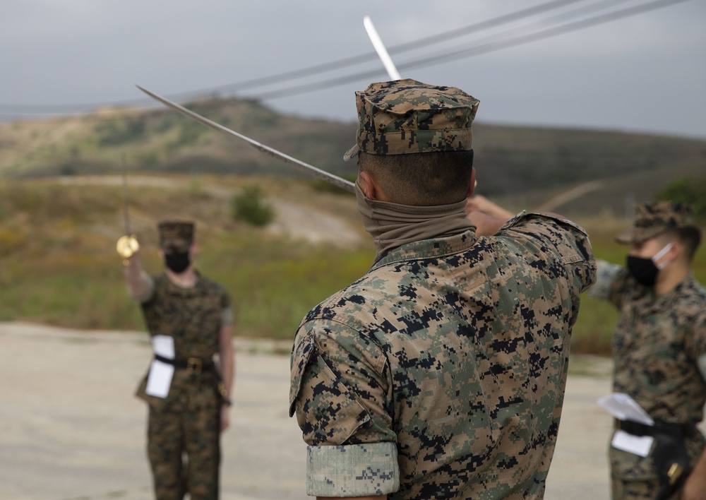 Corporals Course conducts sword manual