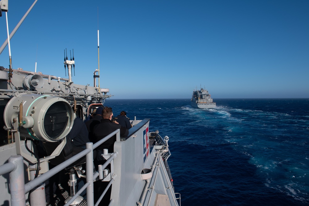 USS Princeton, USNS Charles Drew conduct RAS