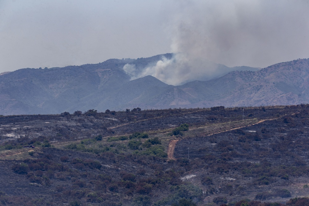 Pendleton, SoCal firefighters contain three blazes on base