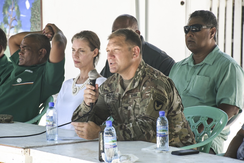 Ebeye Community Assents for U.S. Army Garrison-Kwajalein Atoll To Admit Essential Personnel