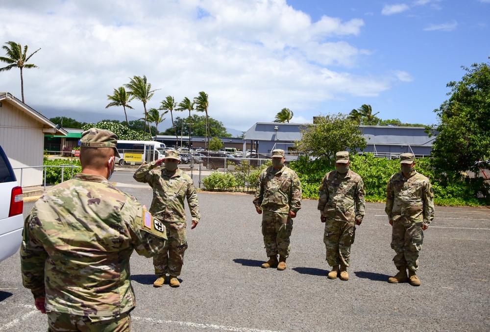 HING TAG &amp; SEL visit TF Maui Soldiers during COVID-19 pandemic