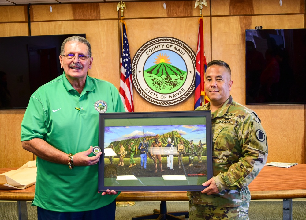 HING TAG &amp; SEL visit TF Maui Soldiers during COVID-19 pandemic