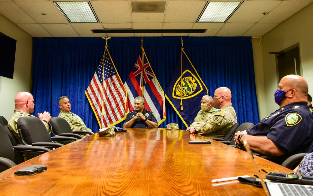 HING TAG &amp; SEL visit TF Maui Soldiers during COVID-19 pandemic