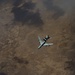 A U.S. Air Force KC-135 aircrew assigned to the 28th Expeditionary Air Refueling Squadron conducts an aerial refueling mission