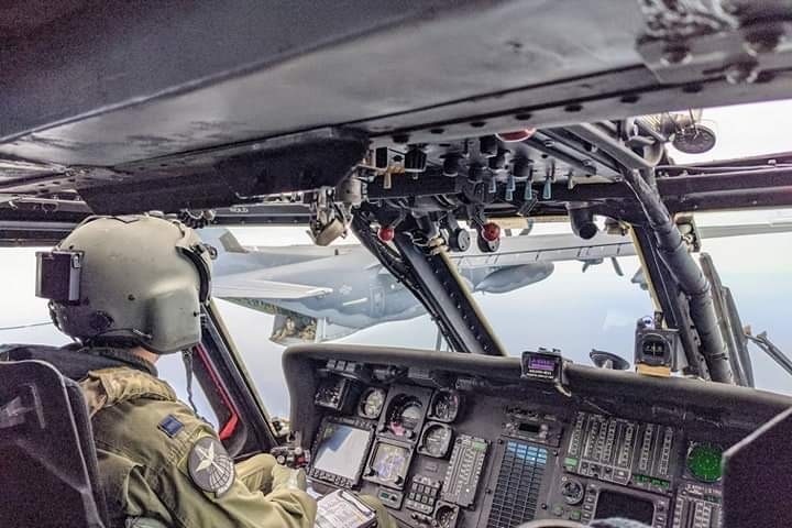 Air Commandos enhance airpower capabilities during helicopter air-to-air refuel over the Adriatic Sea