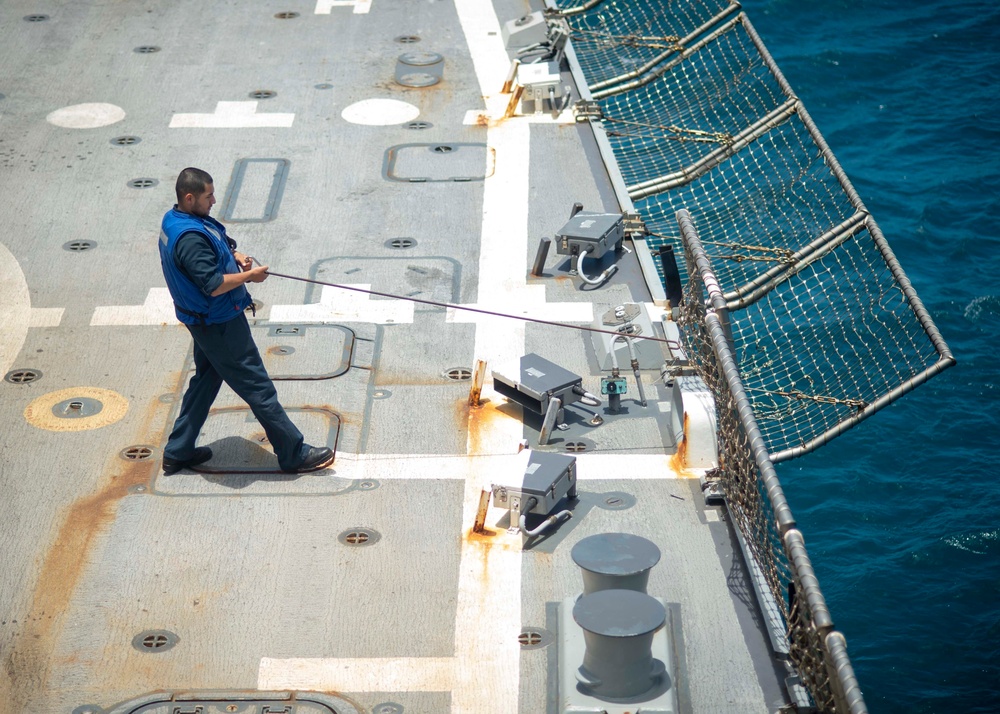 Rafael Peralta Sailor Raises Safety Nets