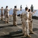 CLB 26 refines pistol marksmanship skills aboard USS Bataan