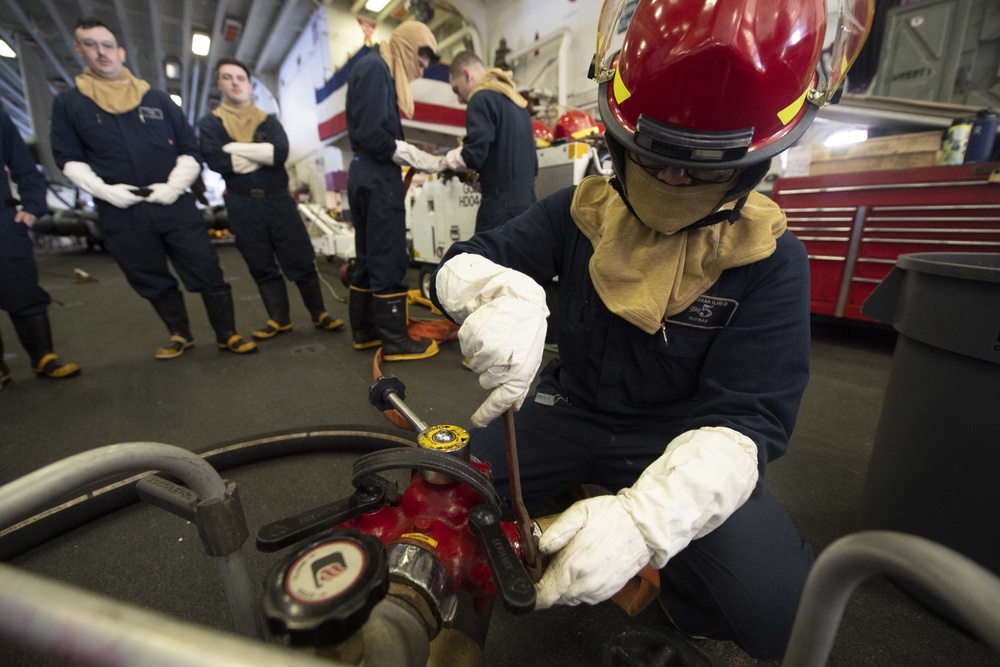 USS Bataan (LHD 5) Damage Control Training