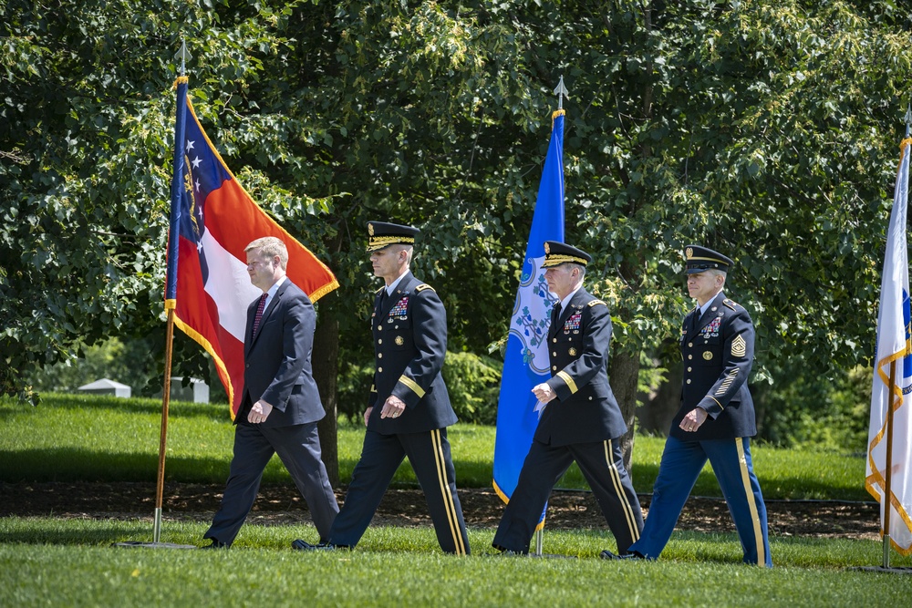 Army Full Honors Wreath-Laying Ceremony at the Tomb of the Unknown Soldier in Honor of the 245th Birthday of the U.S. Army