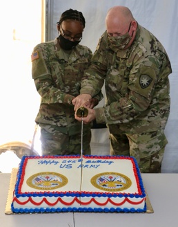 Florida Guardsmen supporting COVID-19 response celebrate the Army’s Birthday