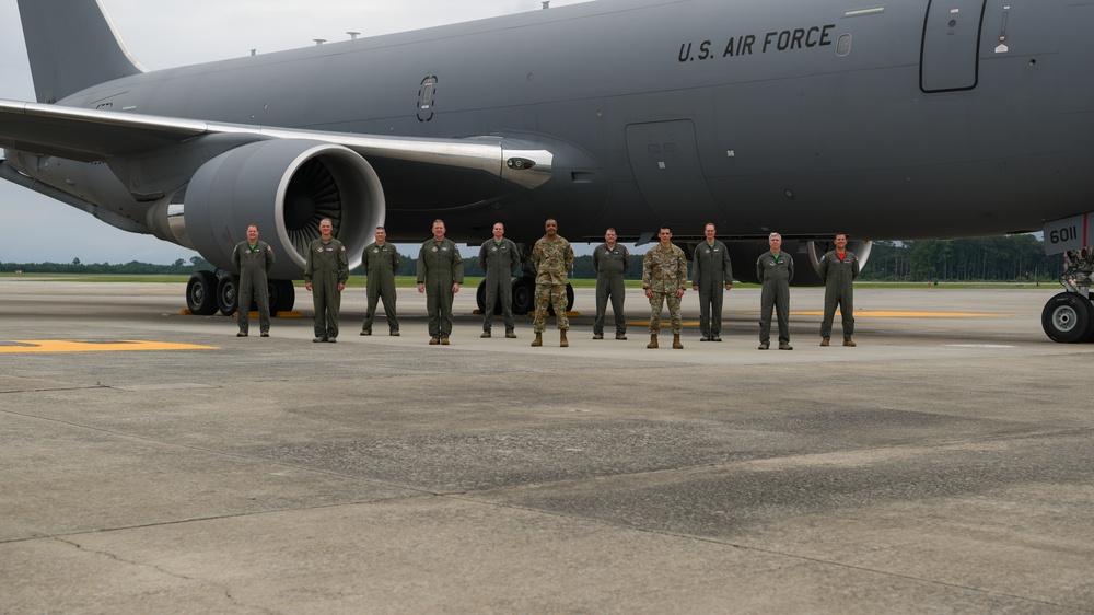 First KC-46 Pegasus lands at Seymour Johnson