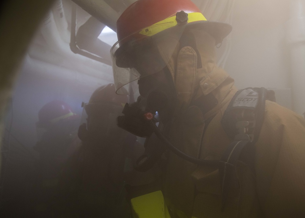 Antietam Conducts General Quarters Drill