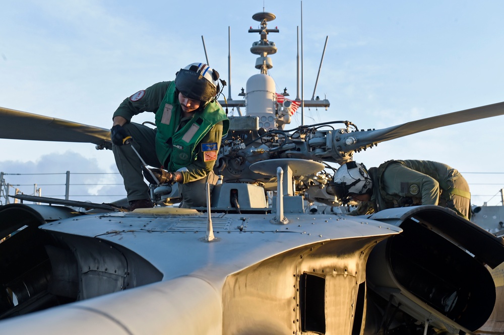 USS Gabrielle Giffords Conducts Flight Ops