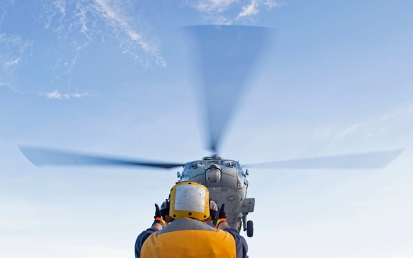 USS Gabrielle Giffords Conducts Flight Ops