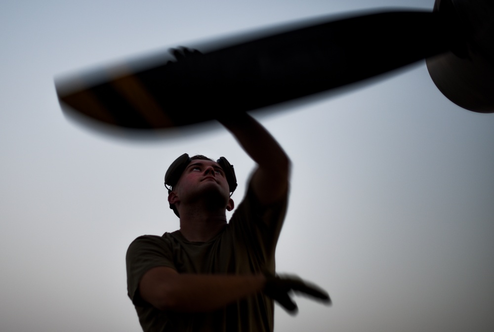 386th EAMXS Airmen maintain, launch and recover Reapers