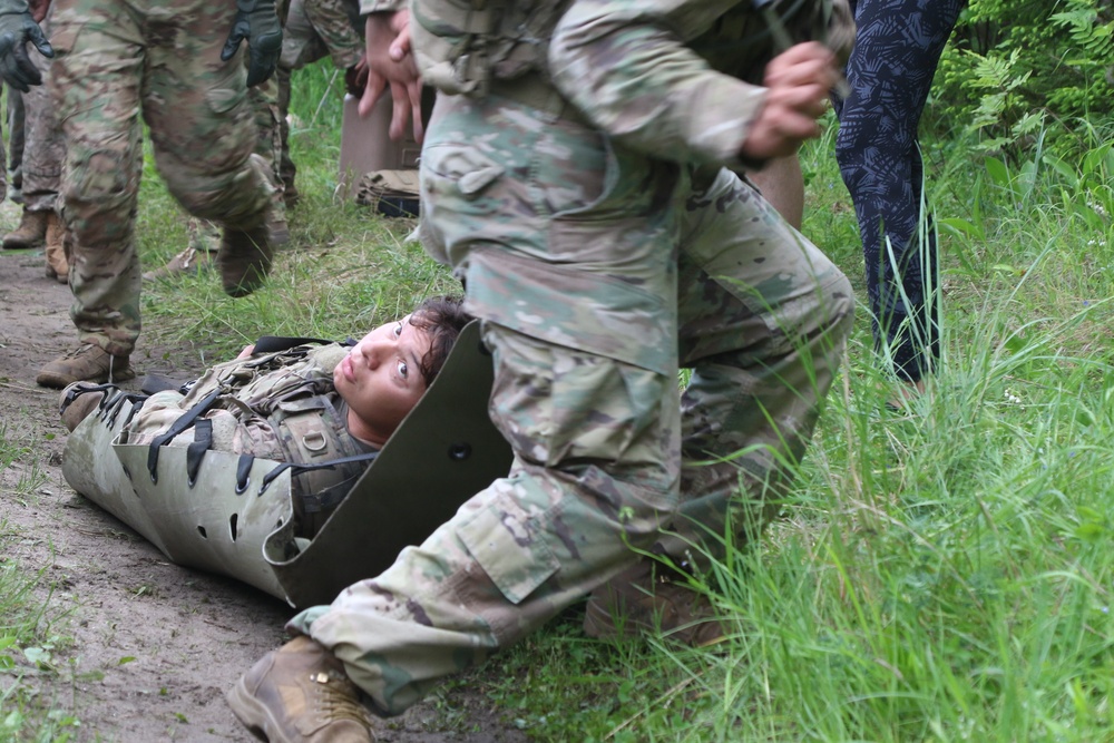 U.K., U.S., Romanian and Croatian Soldiers compete for the title of best squad