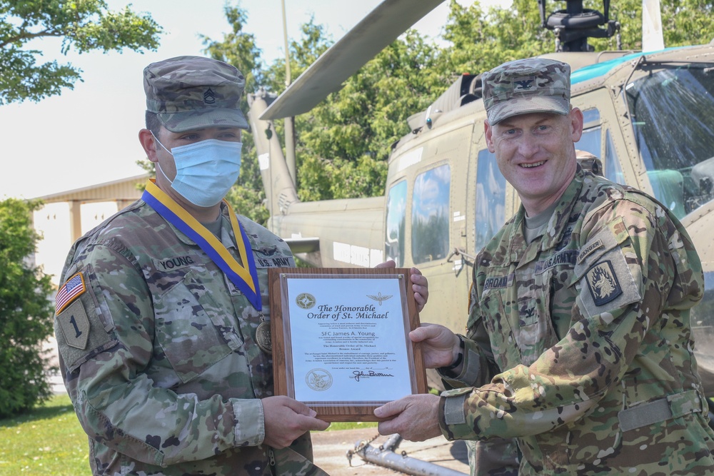 Col. John Broam recognize Soldiers for hard work, excellence