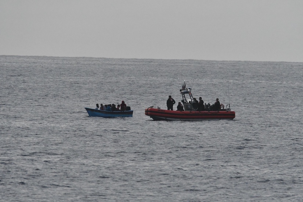 Coast Guard repatriates 12 migrants to the Dominican Republic, following interdiction of illegal voyage in the Mona Passage