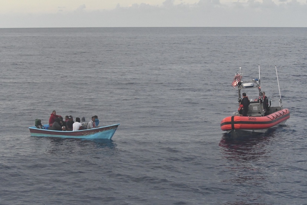 Coast Guard repatriates 12 migrants to the Dominican Republic, following interdiction of illegal voyage in the Mona Passage