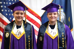 Two Heads are Better than One; Twin Sisters from Fayetteville NC Enlist in the Navy Together