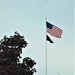 American Flag and Fort McCoy