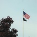 American Flag and Fort McCoy