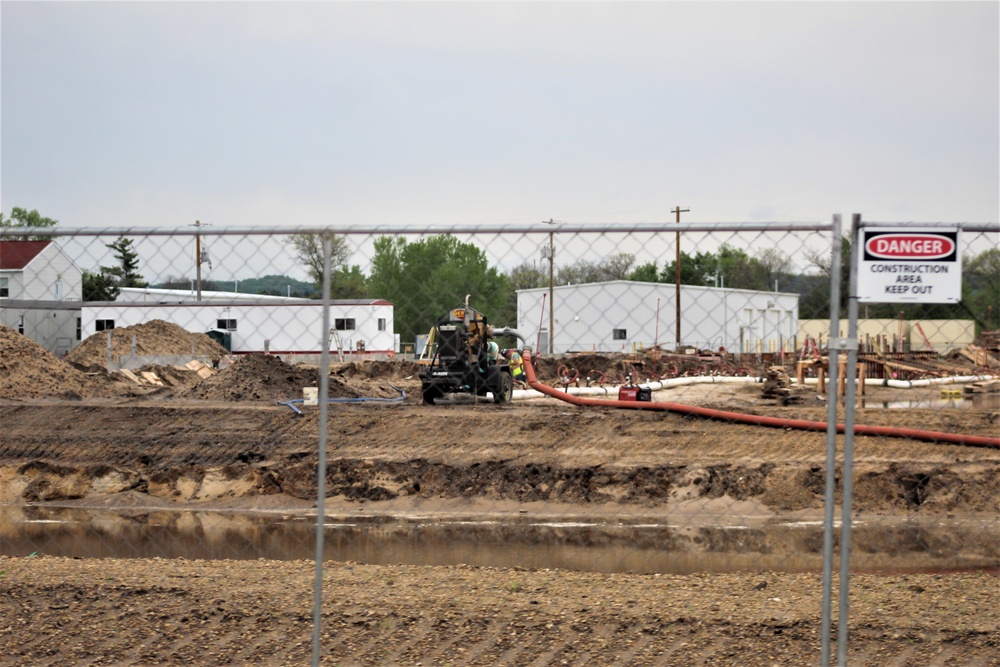 New barracks construction at Fort McCoy