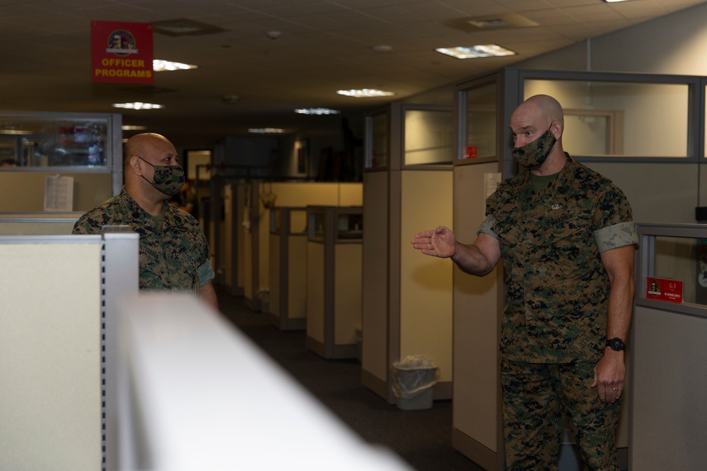 19th Sergeant Major of the Marine Corps visits Marine Corps Recruiting Command