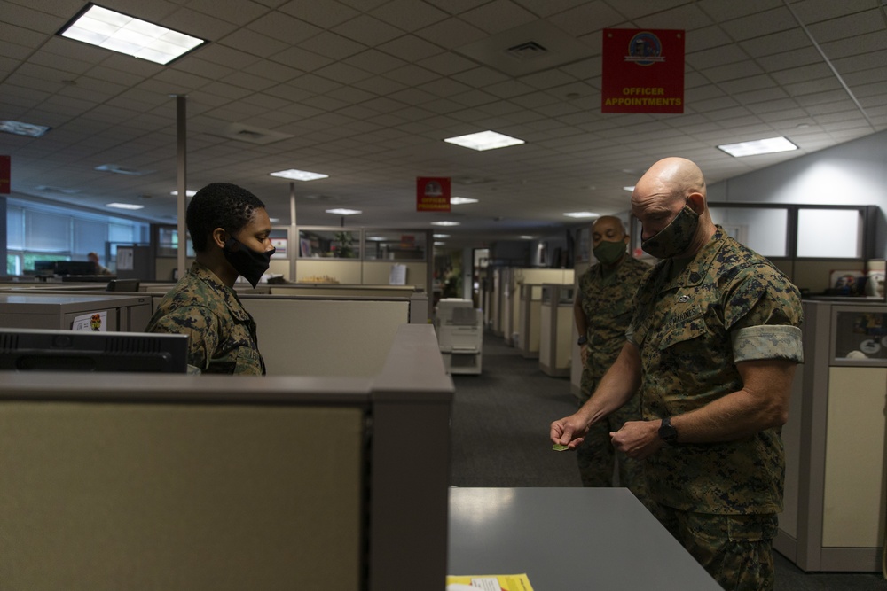 19th Sergeant Major of the Marine Corps visits Marine Corps Recruiting Command