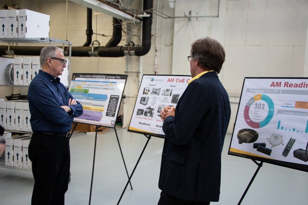 Army acquisition executive tours RIA factory