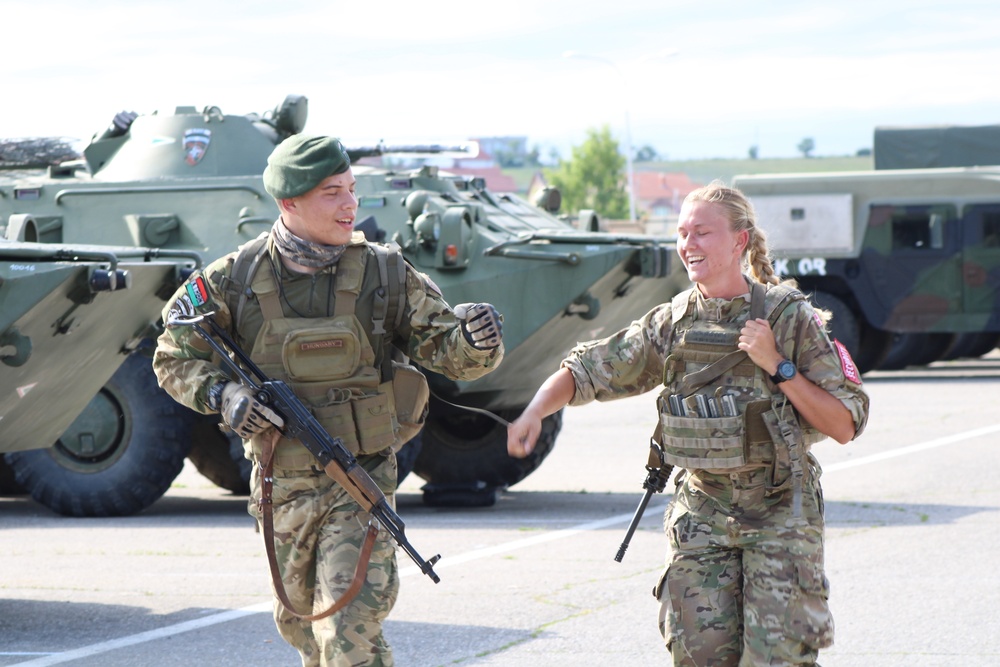 NATO partners participate in Booting of the Colours