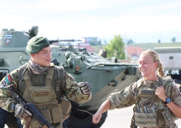 NATO partners participate in Booting of the Colours