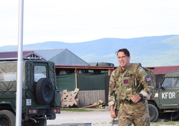 KFOR NATO partners participate in Booting of the Colours