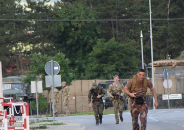 KFOR NATO partners participate in Booting of the Colours